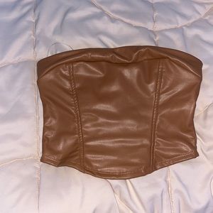 Altard state tube top, caramel color